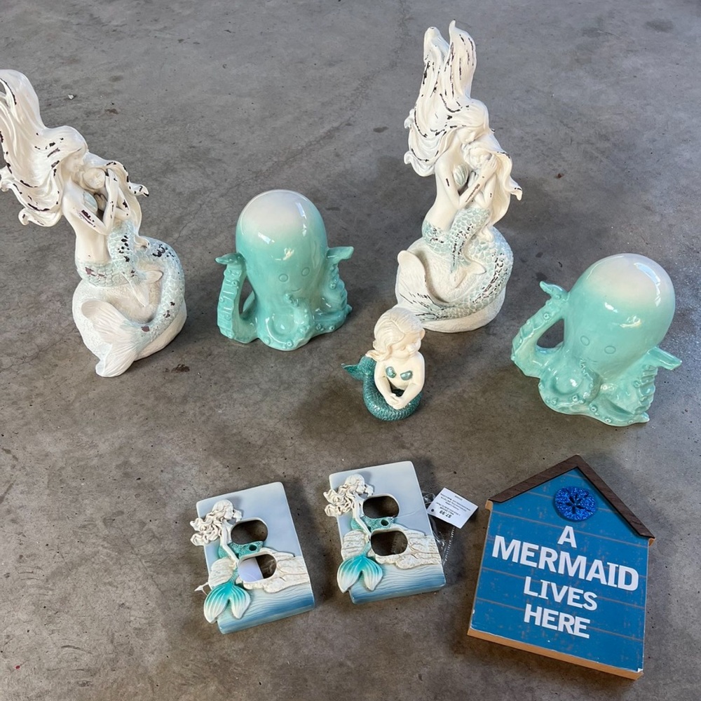 Mermaid figurines